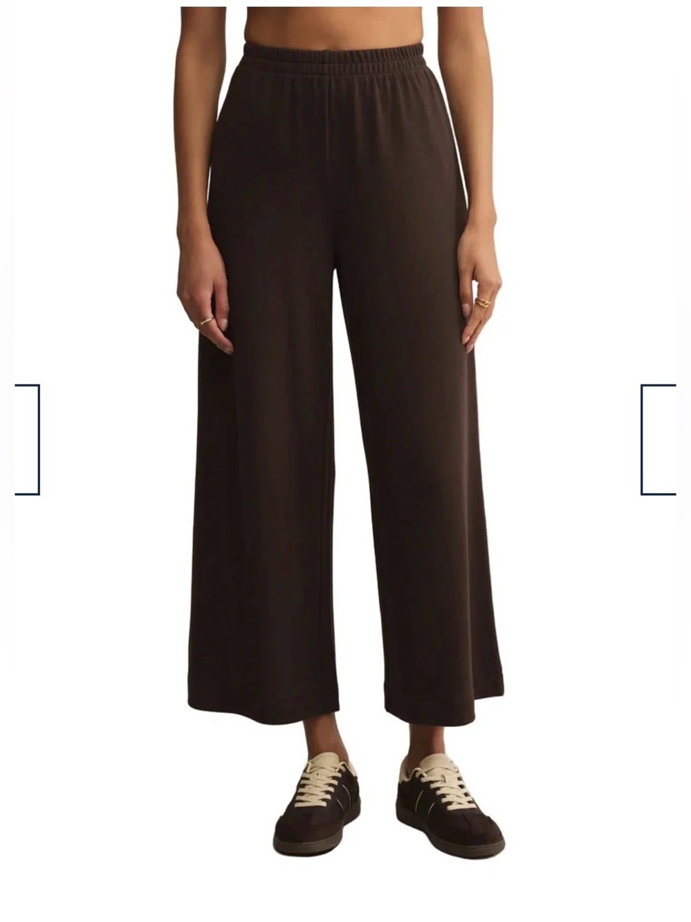NWT Z Supply Scout Rib Pant cropped chocolate cherry brown Sz XS